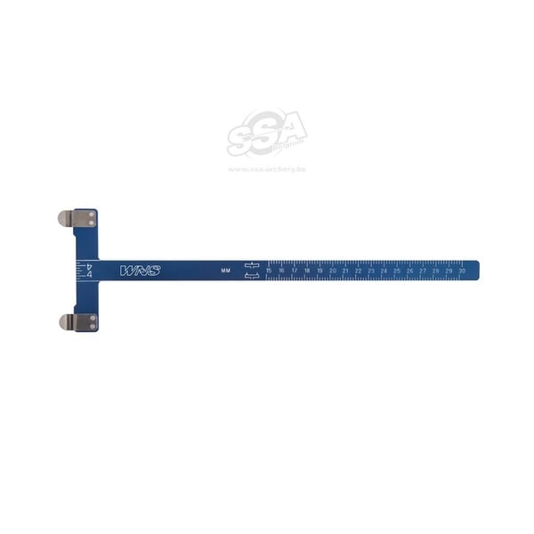 WNS BOGENWINKEL MESSLEHREN ALU ANODISIERT INCHES UND ZENTIMETER