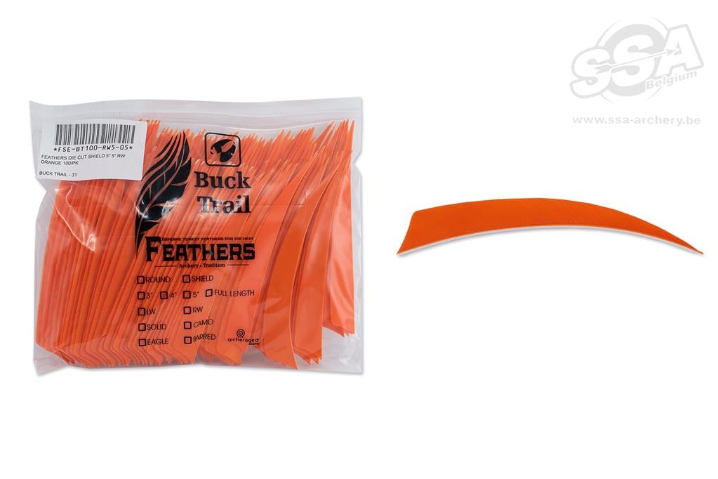 BUCKTRAIL FEDERN SHIELD 5" RW 100/PK