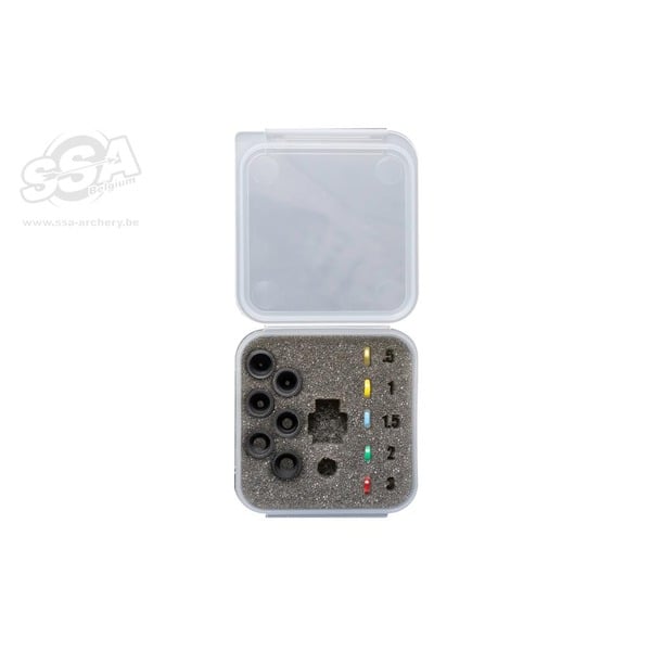 SPECIALTYARCHERYPROD SPECIALTY ARCHERY DELUXE PODIUM PEEP KITS enthält alle Blenden und Klärlinsen