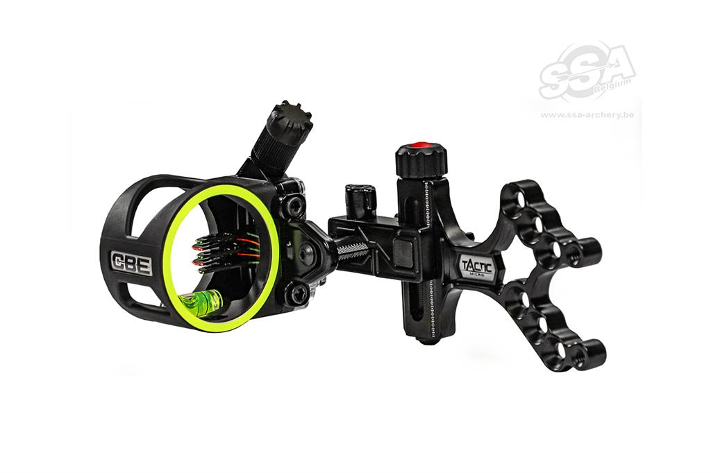 CBE TACTIC MICRO / 5PIN .019 / SCHWARZ RH/LH JAGD & 3D VISIERE