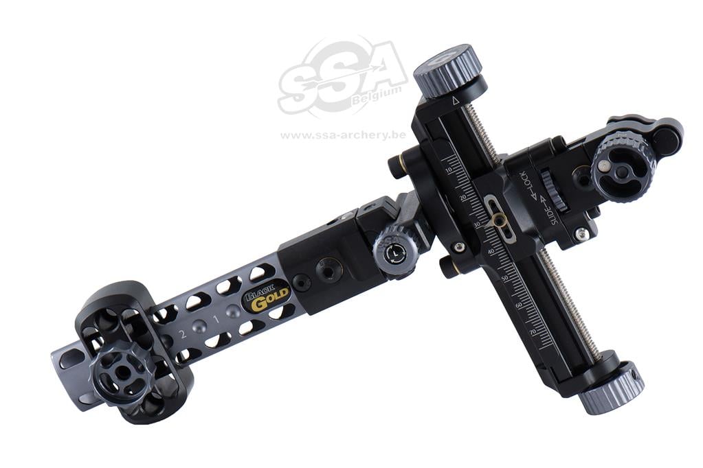 BLACKGOLD COMPOUNDBOGEN-VISIERE COMPETITION 2A 4" RH GRAU
