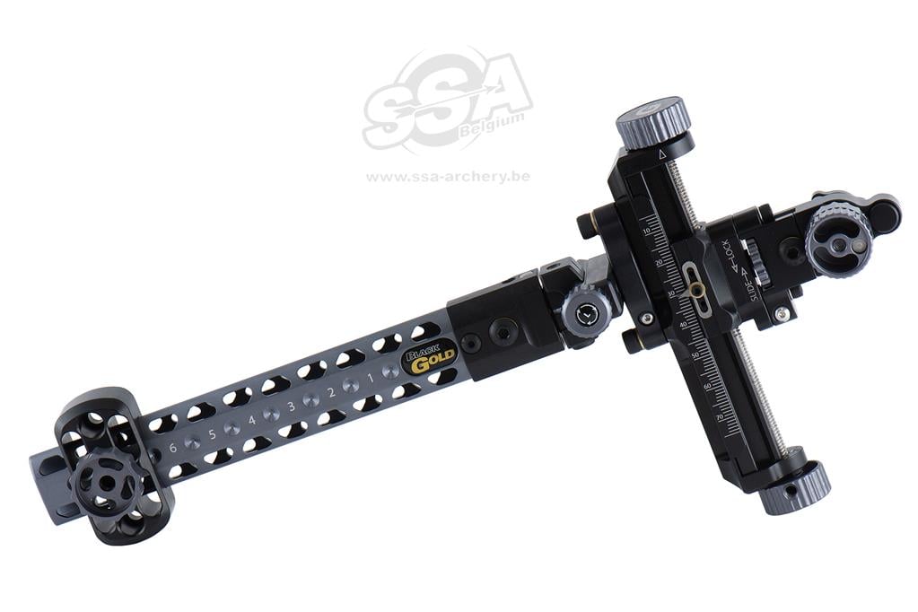 BLACKGOLD COMPOUNDBOGEN-VISIERE COMPETITION 2A 6" RH GRAU