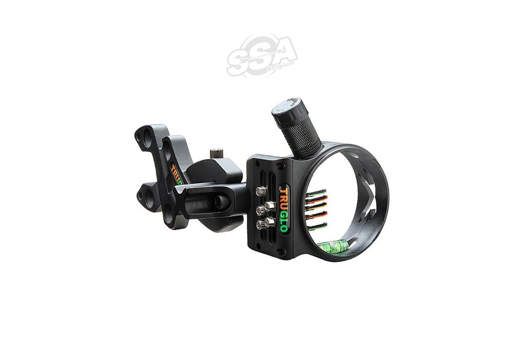 TRUGLO STORM G2 5 PIN .019" RH/LH INKL. VISIER LIGHT SCHWARZ JAGD & 3D VISIER