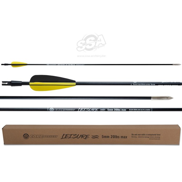 CORE ARROW LEISURE 5mm - 20lbs MAX 25/PK
