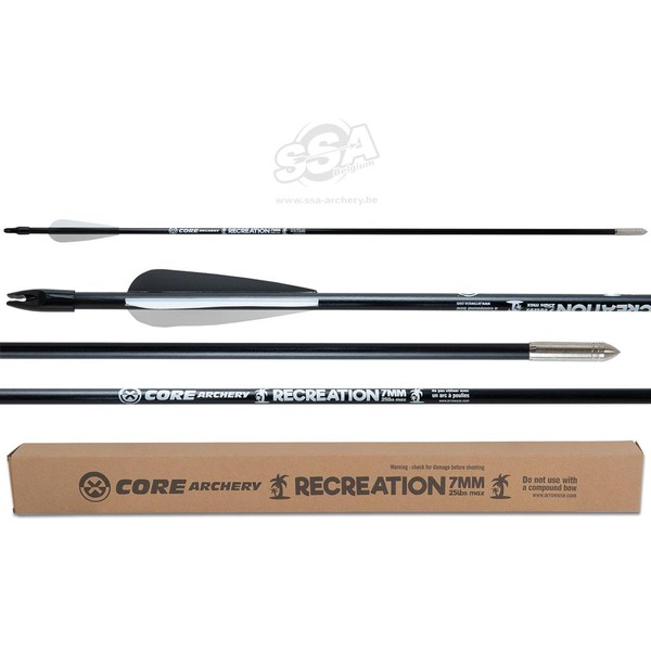 CORE ARROW RECREATION 7mm - 25lbs MAX 25/PK