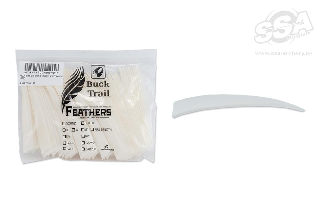 BUCKTRAIL FEDERN SHIELD 5" LW 100/PK