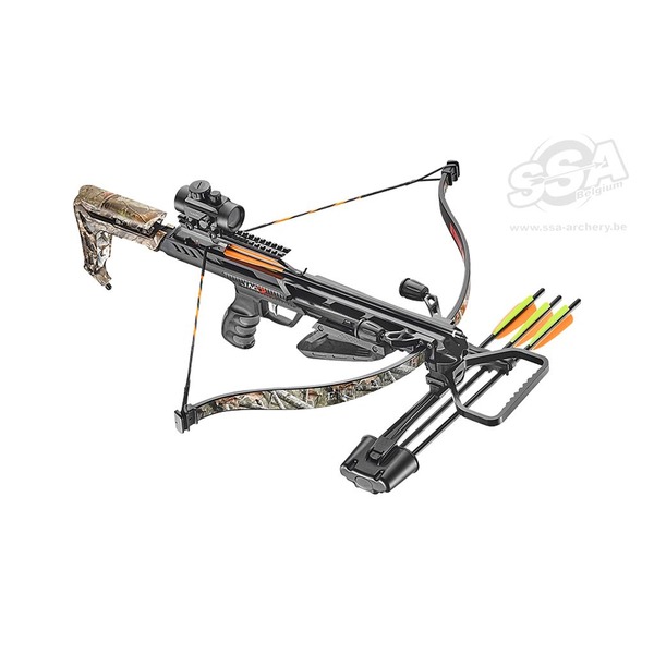 EKPOELANG RECURVE-ARMBRUST SETS JAG II PRO 260fps CAMO 175lbs RED DOT & ZUBEHÖR