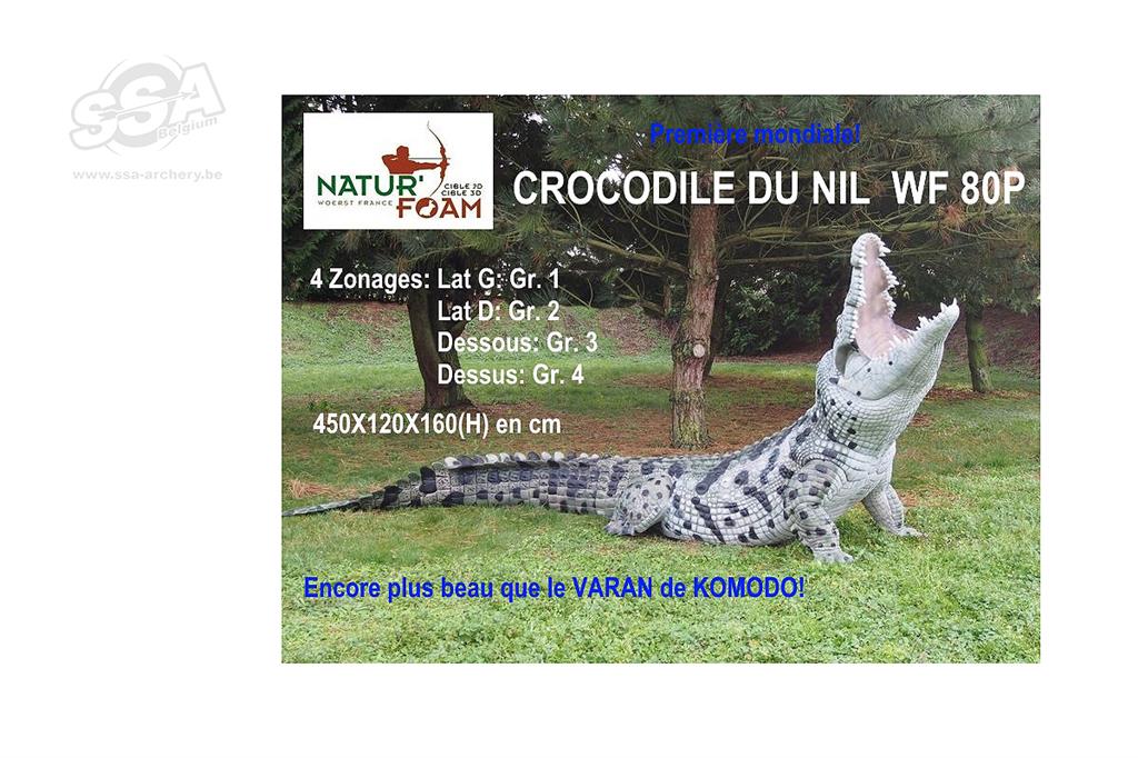 NATUR FOAM 3D-ZIEL KROKODIL