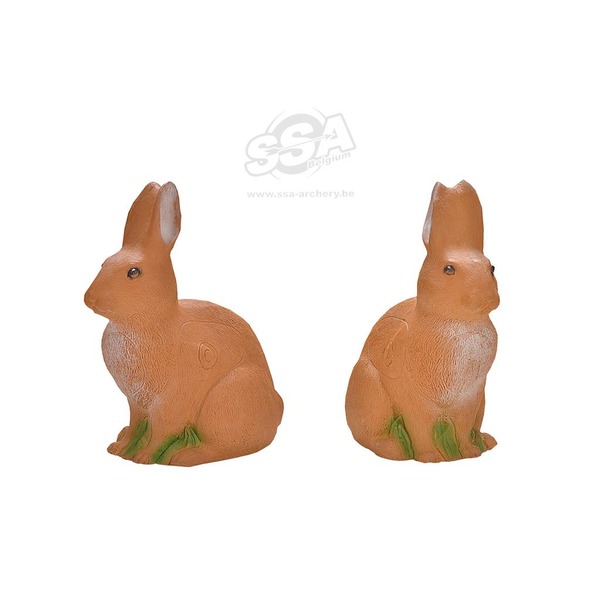 BEIER 3D-ZIEL HASE - SITZEND : L37 x B33 x H55cm GRUPPE 4