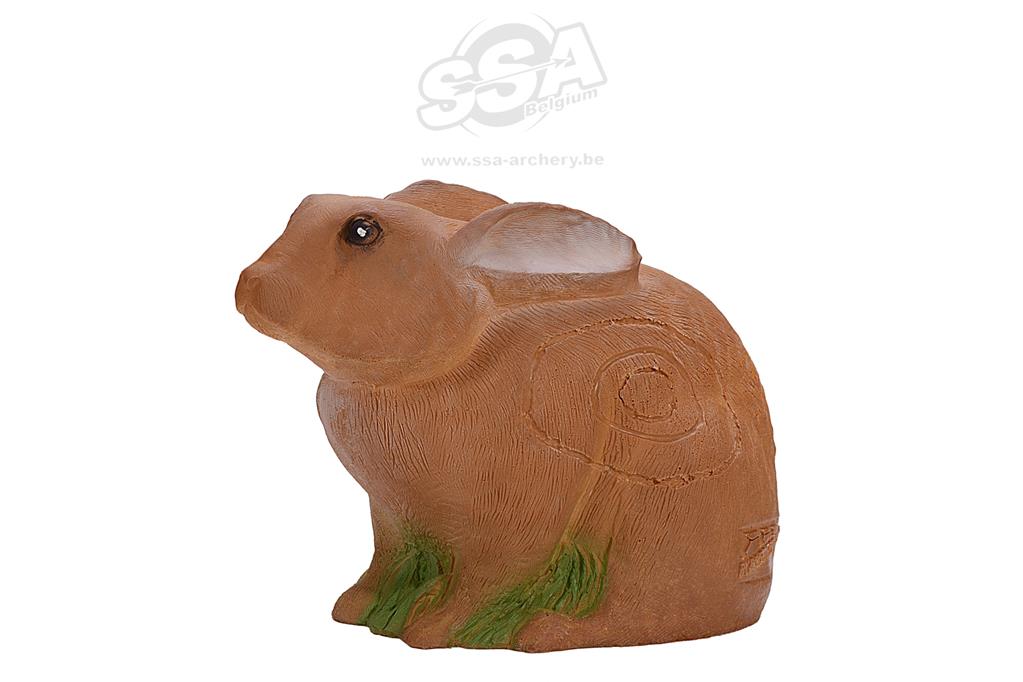 BEIER 3D-ZIEL HASE - HOCKEND : L41 x B23 x H36cm GRUPPE 4
