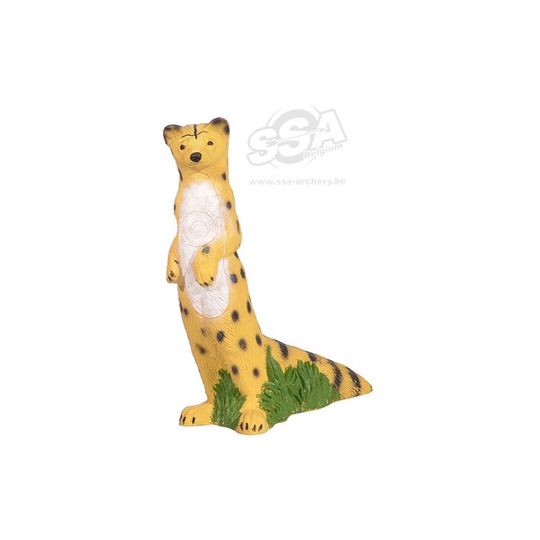 BEIER 3D-ZIEL GENETTE - STEHEND : L37 x B10 x H47cm GRUPPE 4