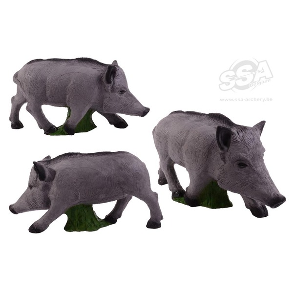 BEIER 3D-ZIEL YOUNG WILD BOAR : L78 x W27 x H40cm GRUPPE 3