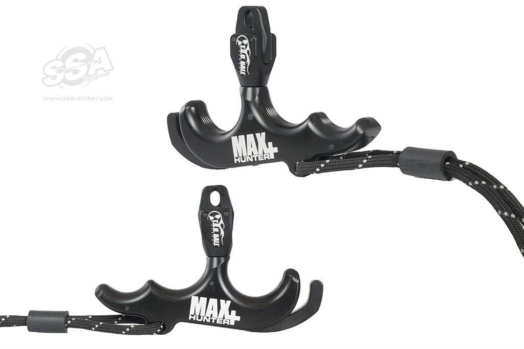 HAND STYLE TRU BALL MODELL MAX HUNTER PLUS DAUMEN 3-FINGER RELEASE MIT SCHLAUFE SCHWARZ