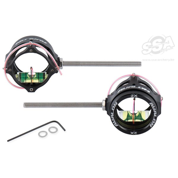AVALON VISIERE MIT LENS TEC X 29mm - SUPERIOR ANTI-REFLECTIVE FIBRE OPTIC