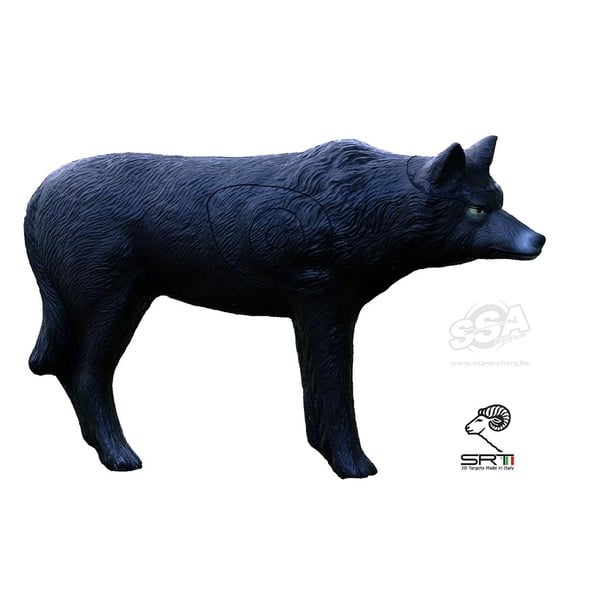 SRT 3D-ZIEL SCHWARZER WOLF - GRUPPE 2 - L123cm H75cm