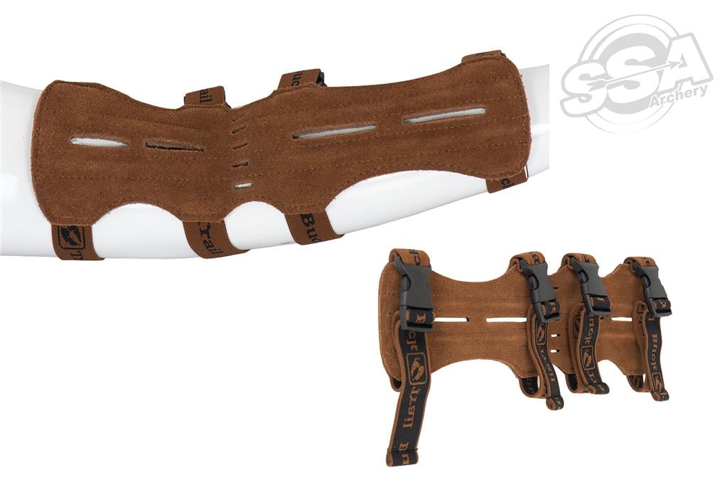 BUCKTRAIL TRADITIONELLE ARMSCHUTZSCHIENEN ESSENTIAL LANG 28cm PREMIUM LEDER