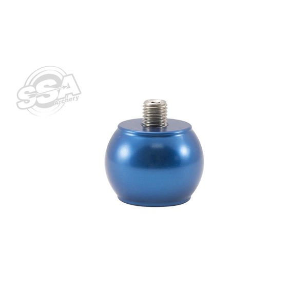 AXCEL GEWICHT 1.3oz ALUMINIUM - 1.25" dia KUGELFORM BLAU