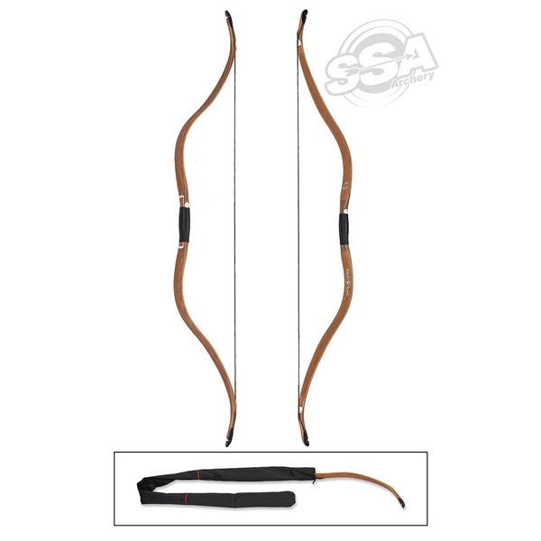 BUCKTRAIL HORSE BOWS BAMBOO HAYK 52" AMBIDEXTROUS / D-75 SEHNE INKL