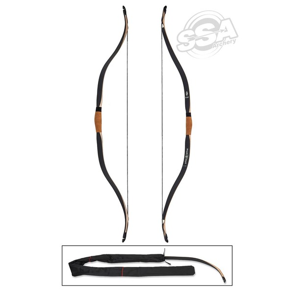 BUCKTRAIL HORSE BOWS BLACK FLINT 48" AMBIDEXTROUS / D-75 SEHNE INKL