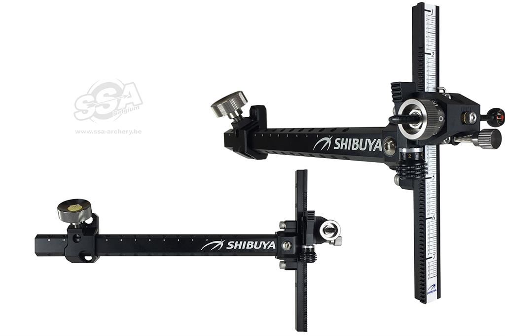 SHIBUYA RECURVEBOGEN-VISIERE DUAL CLICK STANDARD 8/32