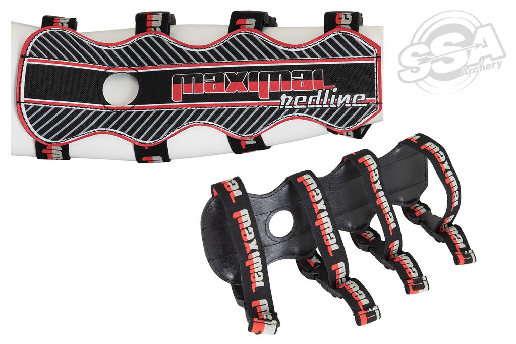 MAXIMAL REDLINE DOPPEL ARMSCHUTZ 25CM / P600D / 4 BEFESTIGUNGEN SCHWARZ