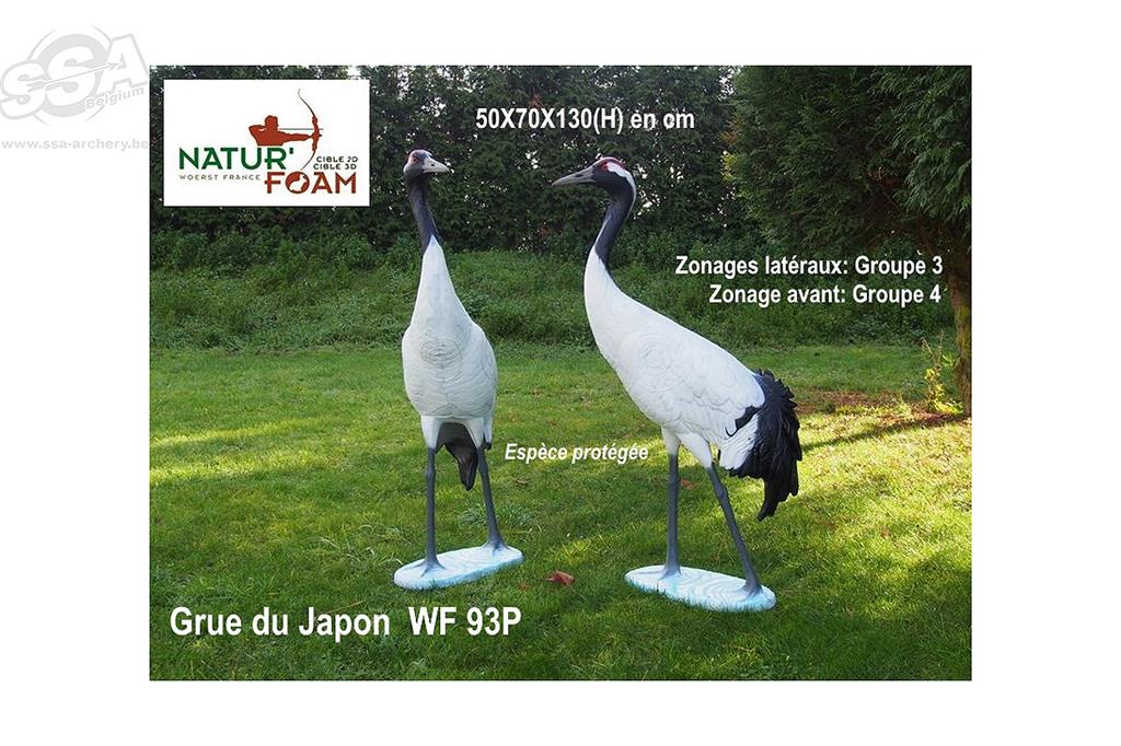 NATUR FOAM 3D-ZIEL JAPANISCHER KRONENKRANICH
