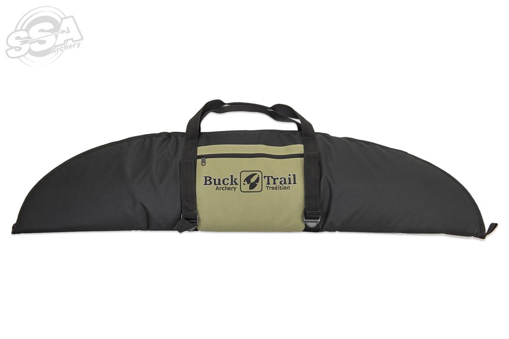 BUCK TRAIL TRADITIONELLE SOFTCASE HORSEBOGEN 130CM x 30CM SCHWARZ/GRÜN MIT PFEILKÖCHER GURTE