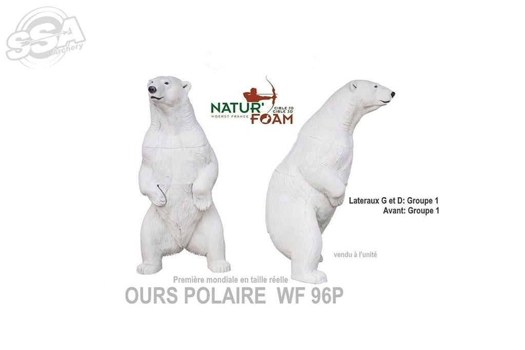NATUR FOAM 3D-ZIEL POLAR BEAR - STANDING