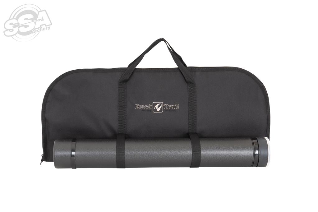 BUCK TRAIL SCHWARZ TRADITIONAL WEICHE TASCHE T/D BÖGEN 70cm x 30cm MIT PFEILBEHÄLTER