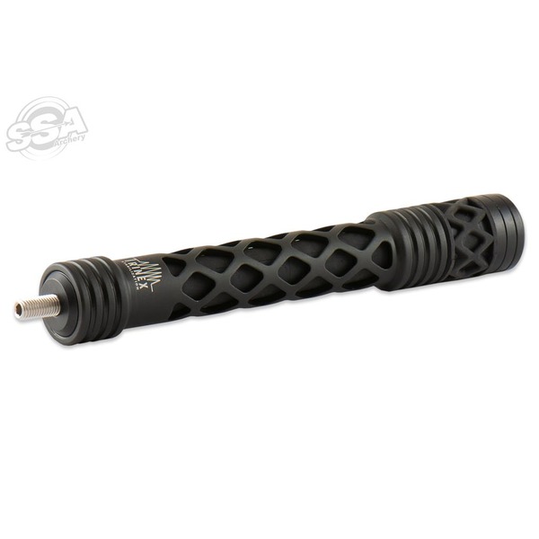 MAXIMAL TRINEX 8" CNC GEFRÄST MIT DÄMPFERN UND GEWICHTEN SCHWARZ JAGD & 3D STABILISATOR