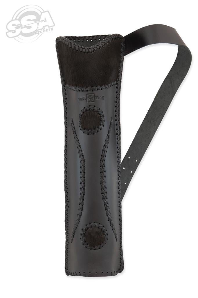 BUCKTRAIL TRADITIONELLER RÜCKENKÖCHER TUPELO 57CM LEDER MIT KALBHAAR