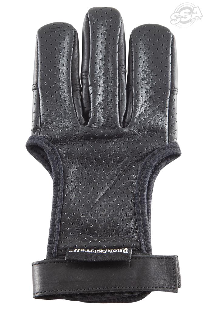 BUCKTRAIL SCHIESSHANDSCHUHE RETRO MESH VOLLHANDFLAECHE LEDER MIT VERSTAERKTEN FINGERKUPPEN