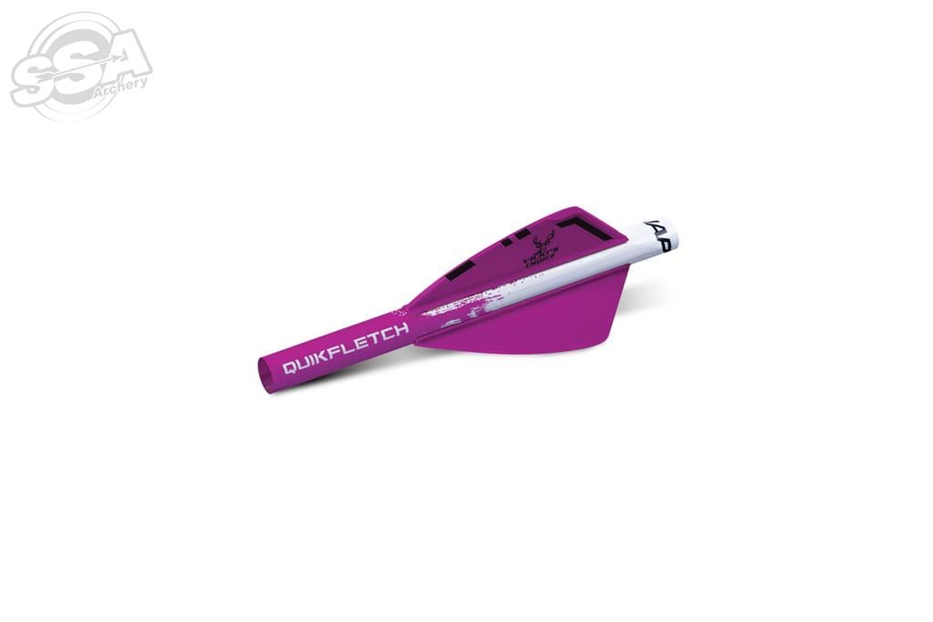 NAP VANES QUICKFLETCH HELLFIRE 2" VICKY'S CHOICE VIOLETT 6/PK