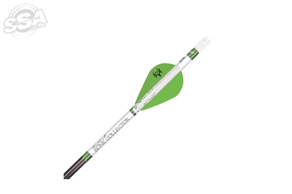 NAP VANES QUICKFLETCH QUICKSPIN BONE COLLECTOR EDITION 2" GRÜN 6/PK