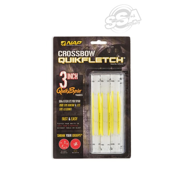 NAP VANES ARMBRUST QUICKFLETCH QUICKSPIN 3"
