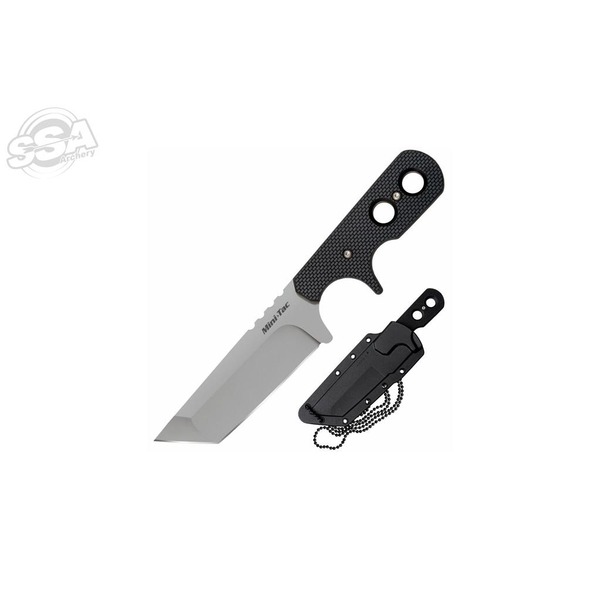 COLD STEEL FIXED-BLADE MESSER MINI TAC TANTO - Gesamtlänge 17.15cm