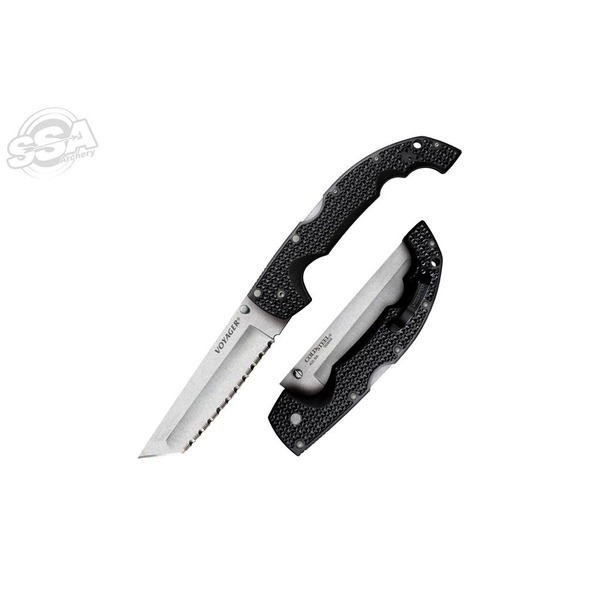 COLDSTEEL XL VOYAGER TANTO SERRATED - overall 31.12cm