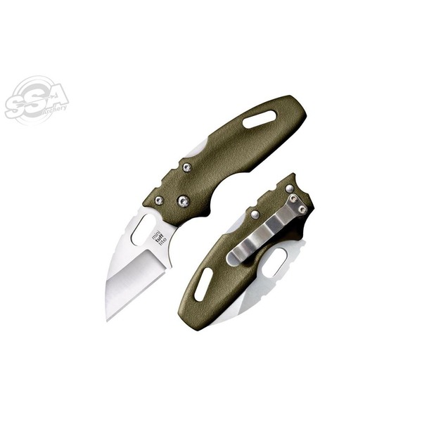 COLDSTEEL MINI TUFF LITE PLAIN EDGE OD GREEN - overall 12.70cm