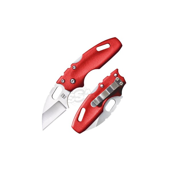 COLDSTEEL MINI TUFF LITE PLAIN EDGE RED - overall 12.70cm