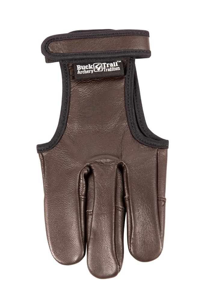 Bucktrail Schiesshandschuh Full Palm Deerskin Braun mit verstärkten Fingerkuppen