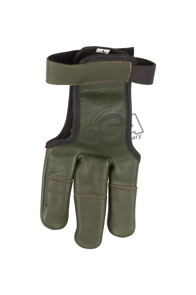 BUCKTRAIL SCHIESSHANDSCHUHE FOREST VOLLE HANDFLÄCHE LEDER MIT VERSTÄRKTEN FINGERKUPPEN