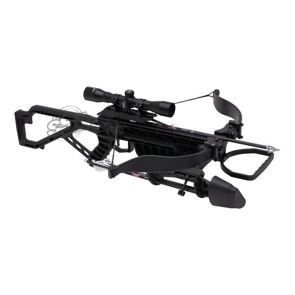 EXCALIBUR MAG AIR ARMBRUST SET Schwarz mit FIXED POWER ZIELFERNROHR