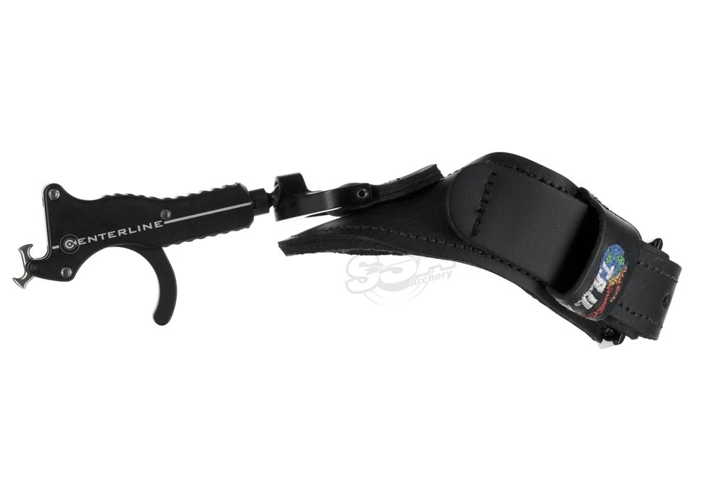 TRUBALL ZEIGEFINGER-RELEASE CENTERLINE BUCKLE STRAP GROSS Schwarz