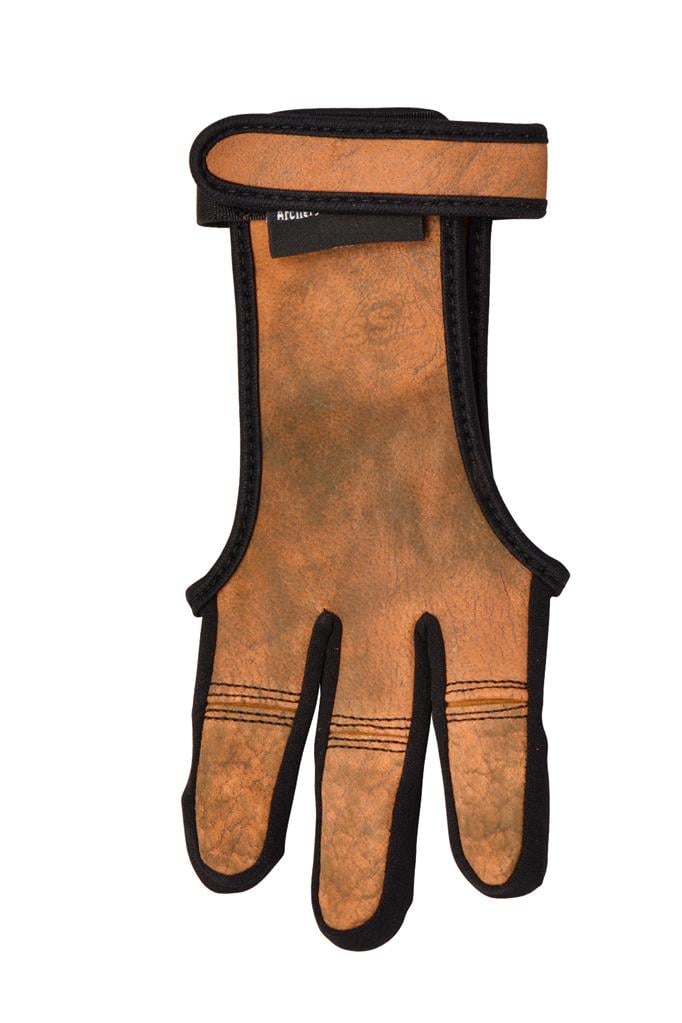 BUCKTRAIL SCHIESSHANDSCHUH COMFY VOLLE HANDFLÄCHE LEDER MIT VERSTÄRKTEN FINGERSPITZEN
