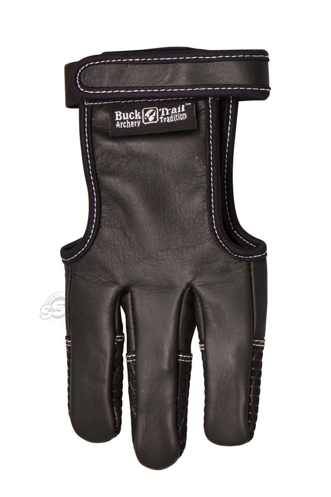 BUCKTRAIL SCHIESSHANDSCHUH SPIDER VOLLE HANDFLÄCHE LEDER MIT SILIKON FINGERSPITZEN