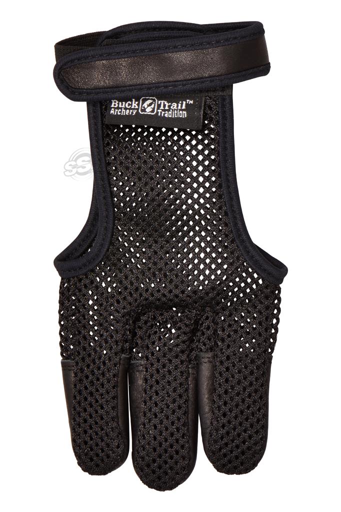 BUCKTRAIL SCHIESSHANDSCHUH SOMMER MESH VOLLE HANDFLÄCHE MIT LEDER-FINGERSPITZEN