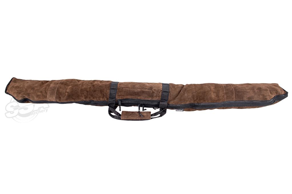 BUCK TRAIL TRADITIONELL LANGBOGEN SOFT CASE BRAUN LEDER 183CM x 13CM