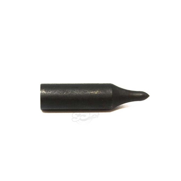 TIPPINGPOINTARCHERY Aufklebbare Metallspitze für Holzpfeile mit Gewinde 12/PK