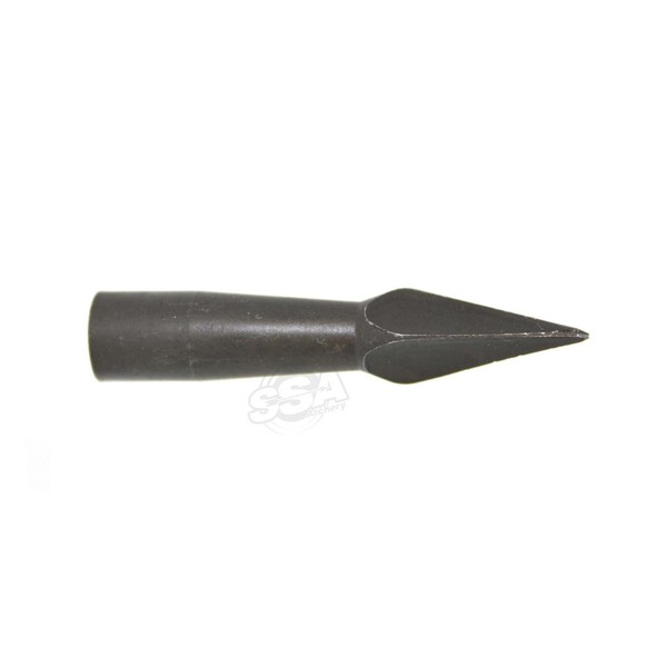 TIPPINGPOINTARCHERY Aufklebbare Spitze für Holzpfeile, Quadrella, Metall, mit Gewinde 12/PK