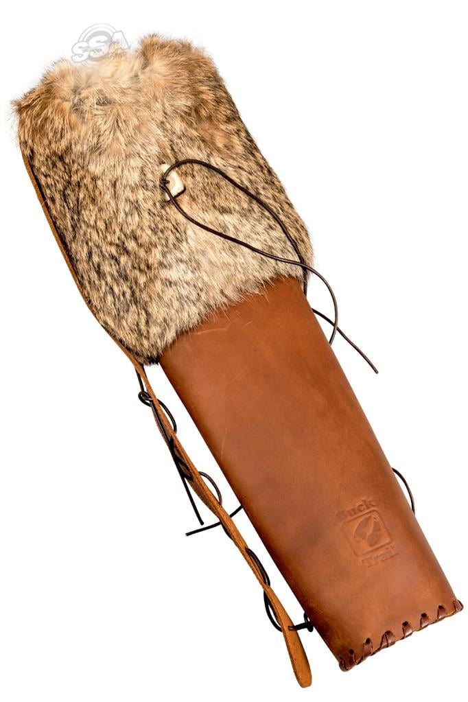 BUCK TRAIL TRADITIONELLER RÜCKENKÖCHER MONTANA MIT FELL 45CM LEDER